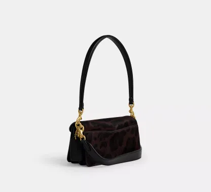 Tabby Shoulder Bag 20 In Haircalf With Leopard Print