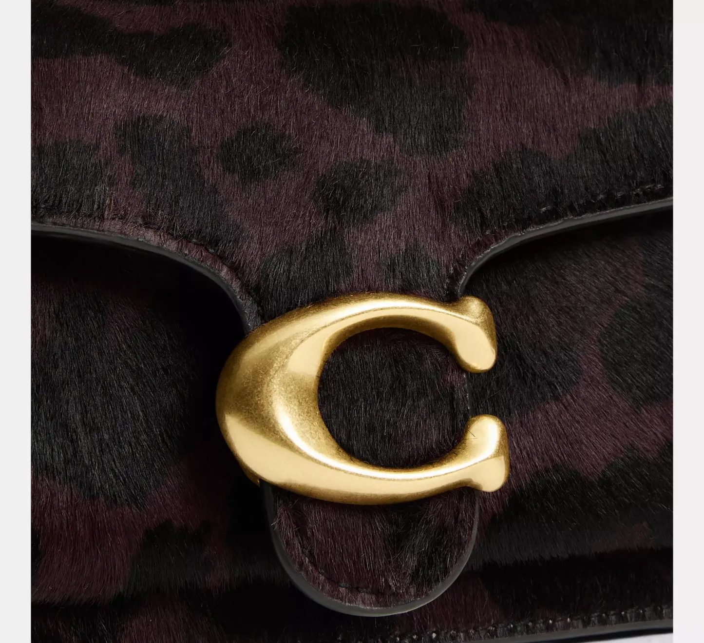 Tabby Shoulder Bag 20 In Haircalf With Leopard Print