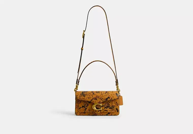 Tabby Shoulder Bag 26 Smooth leather/Dark Brass/Ochre Multi