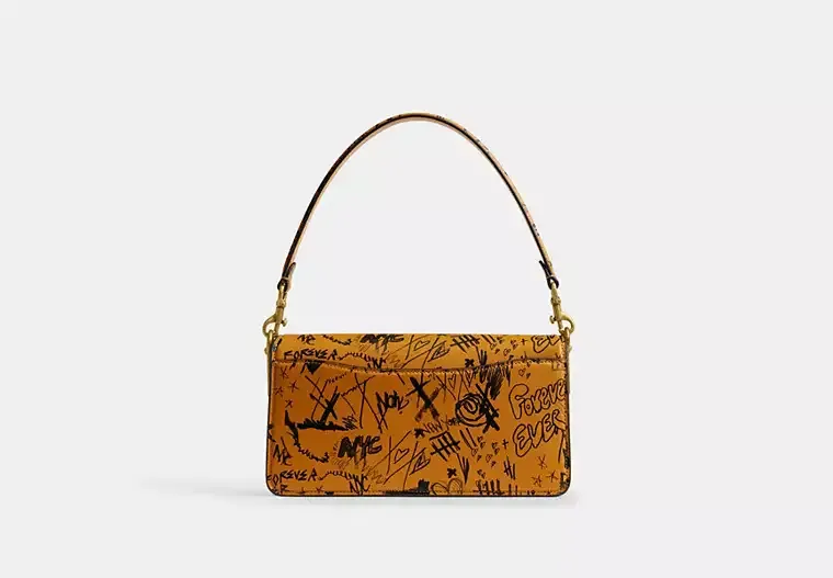 Tabby Shoulder Bag 26 Smooth leather/Dark Brass/Ochre Multi