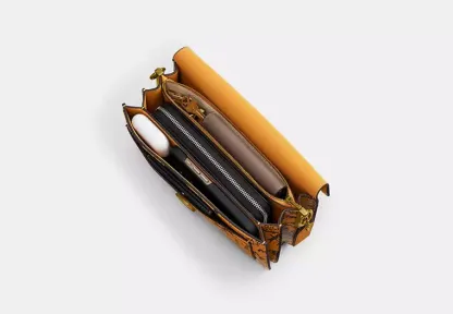 Tabby Shoulder Bag 26 Smooth leather/Dark Brass/Ochre Multi