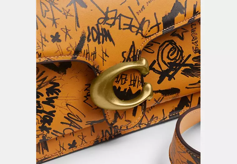 Tabby Shoulder Bag 26 Smooth leather/Dark Brass/Ochre Multi