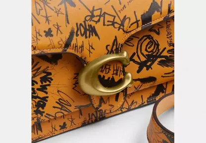 Tabby Shoulder Bag 26 Smooth leather/Dark Brass/Ochre Multi