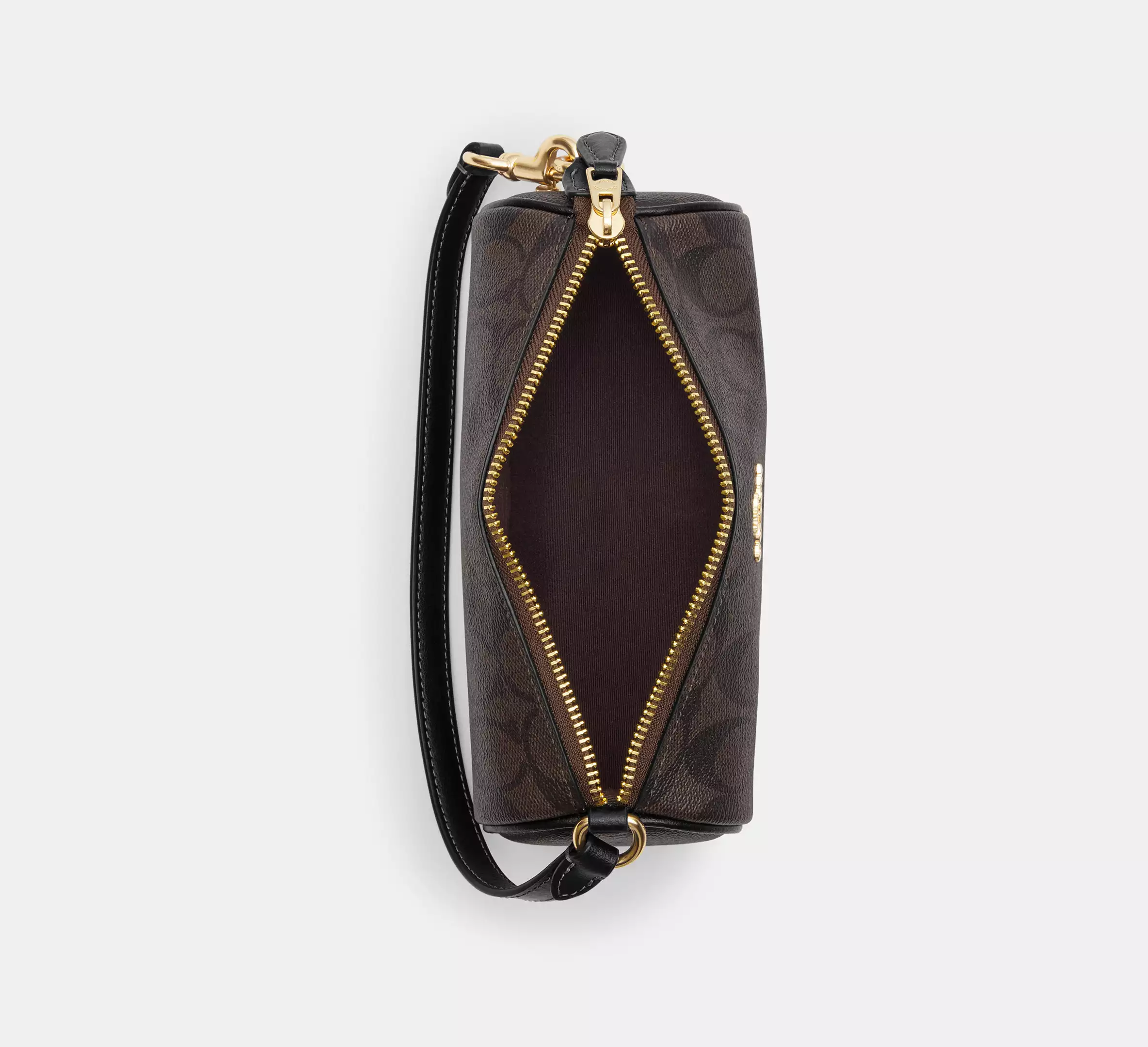 Nolita Barrel Bag-Brown Black