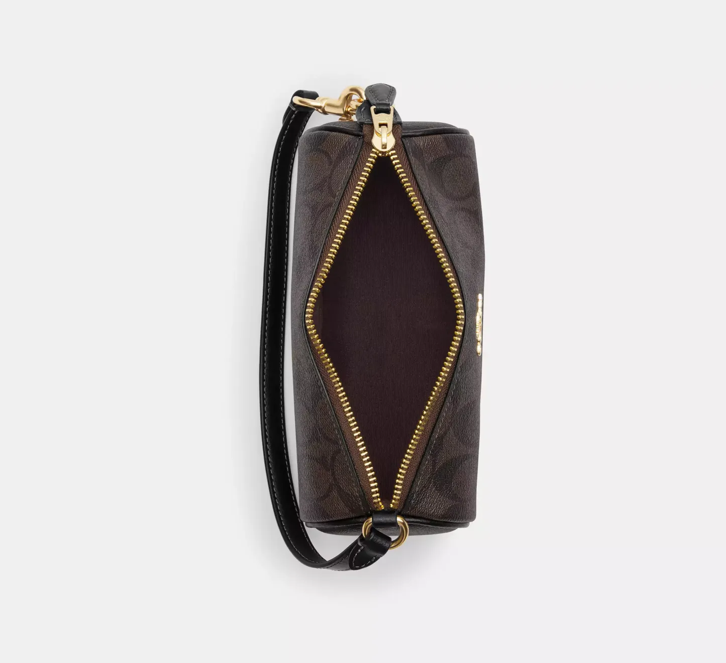 Nolita Barrel Bag-Brown Black