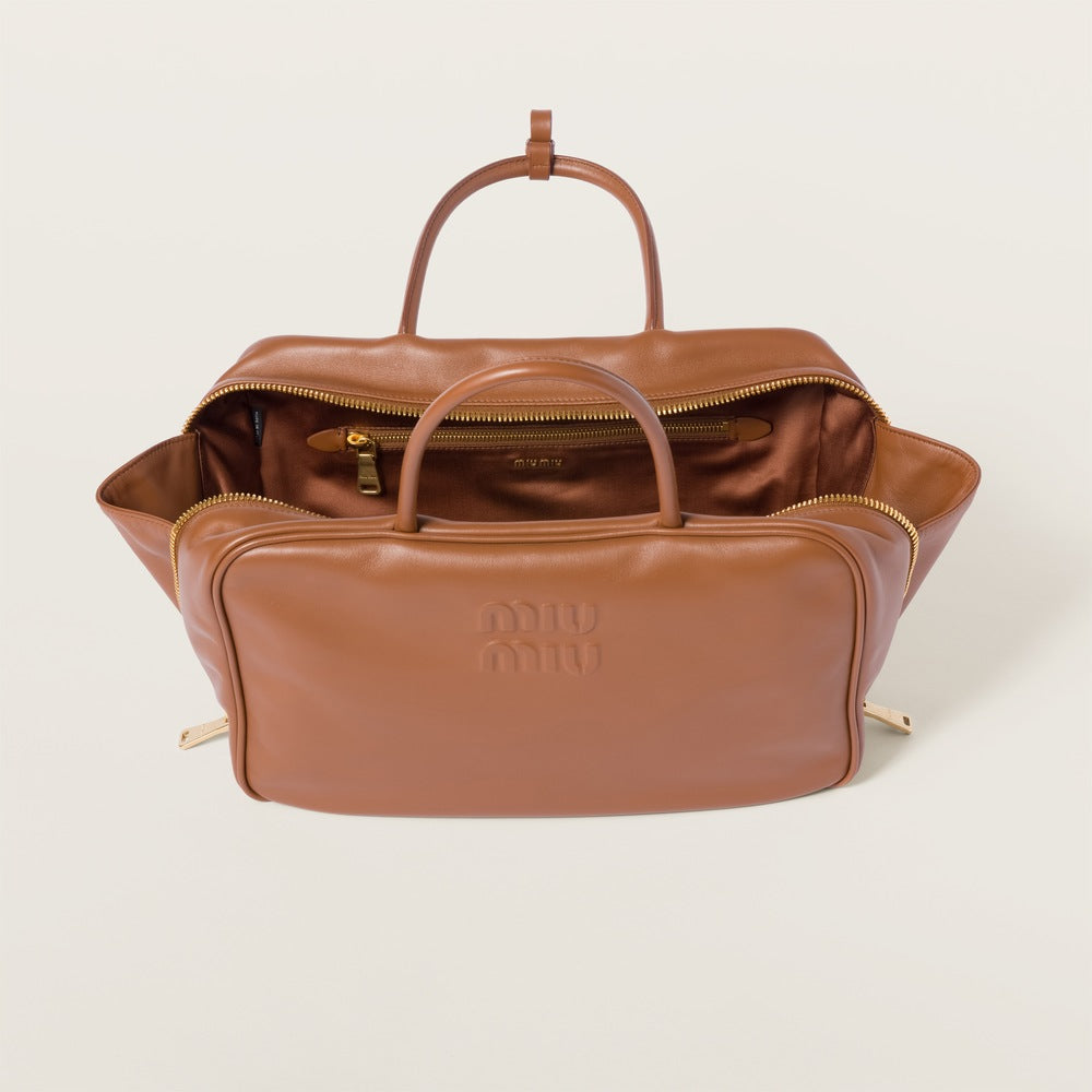 Leather Top Handle Bag