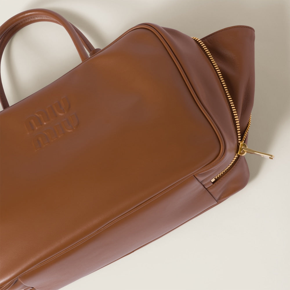 Leather Top Handle Bag
