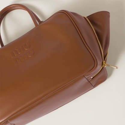 Leather Top Handle Bag