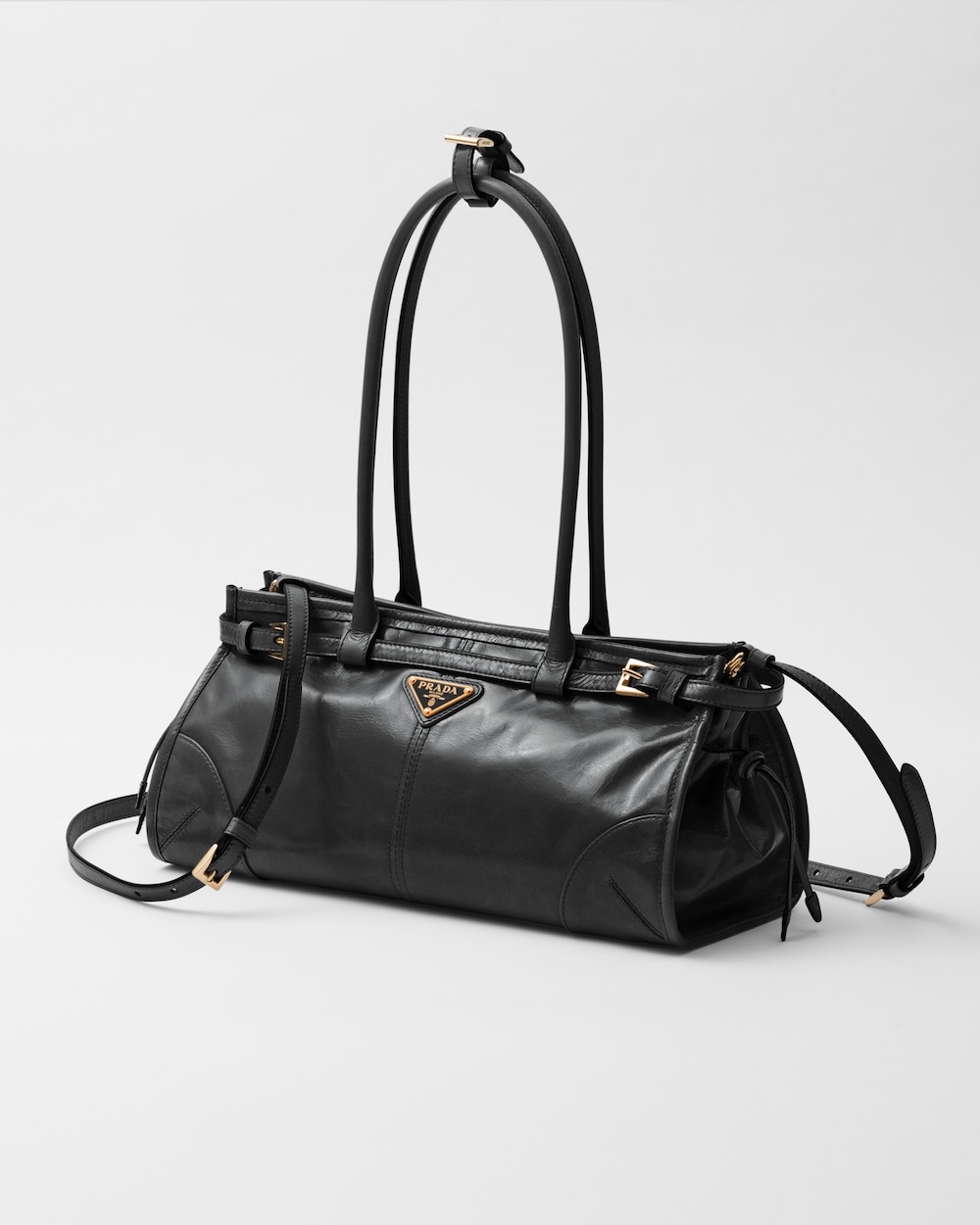 Pratktda Medium leather handbag