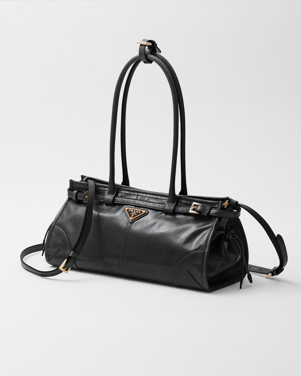 Pratktda Medium leather handbag