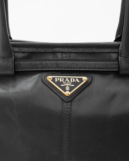 Pratktda Medium leather handbag