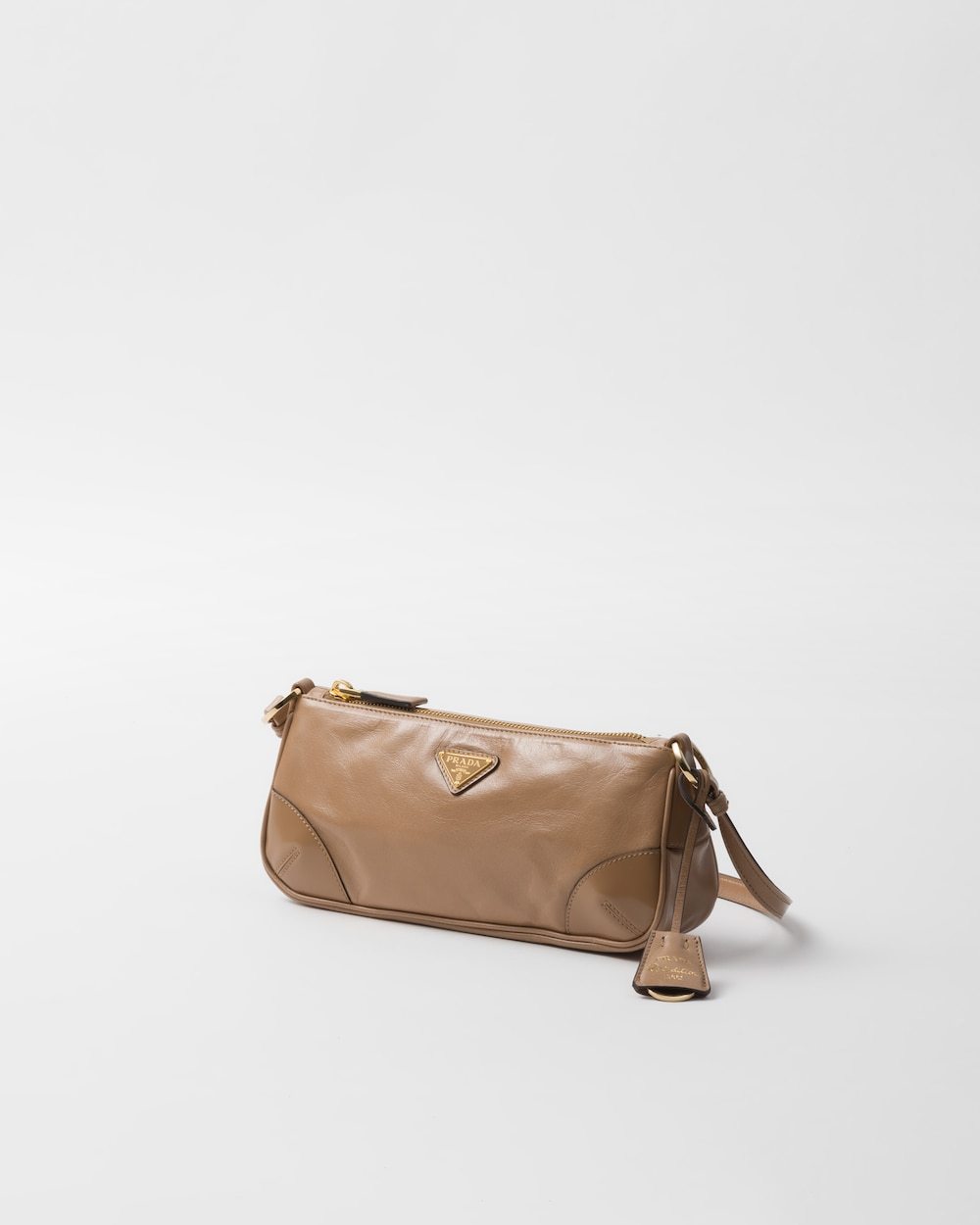Pratktda Re-Edition 2002 small leather shoulder bag