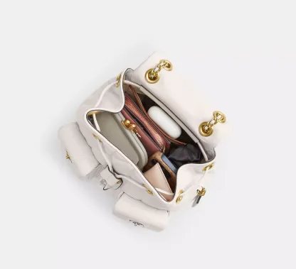 Tabby Backpack With Pillow Quilting