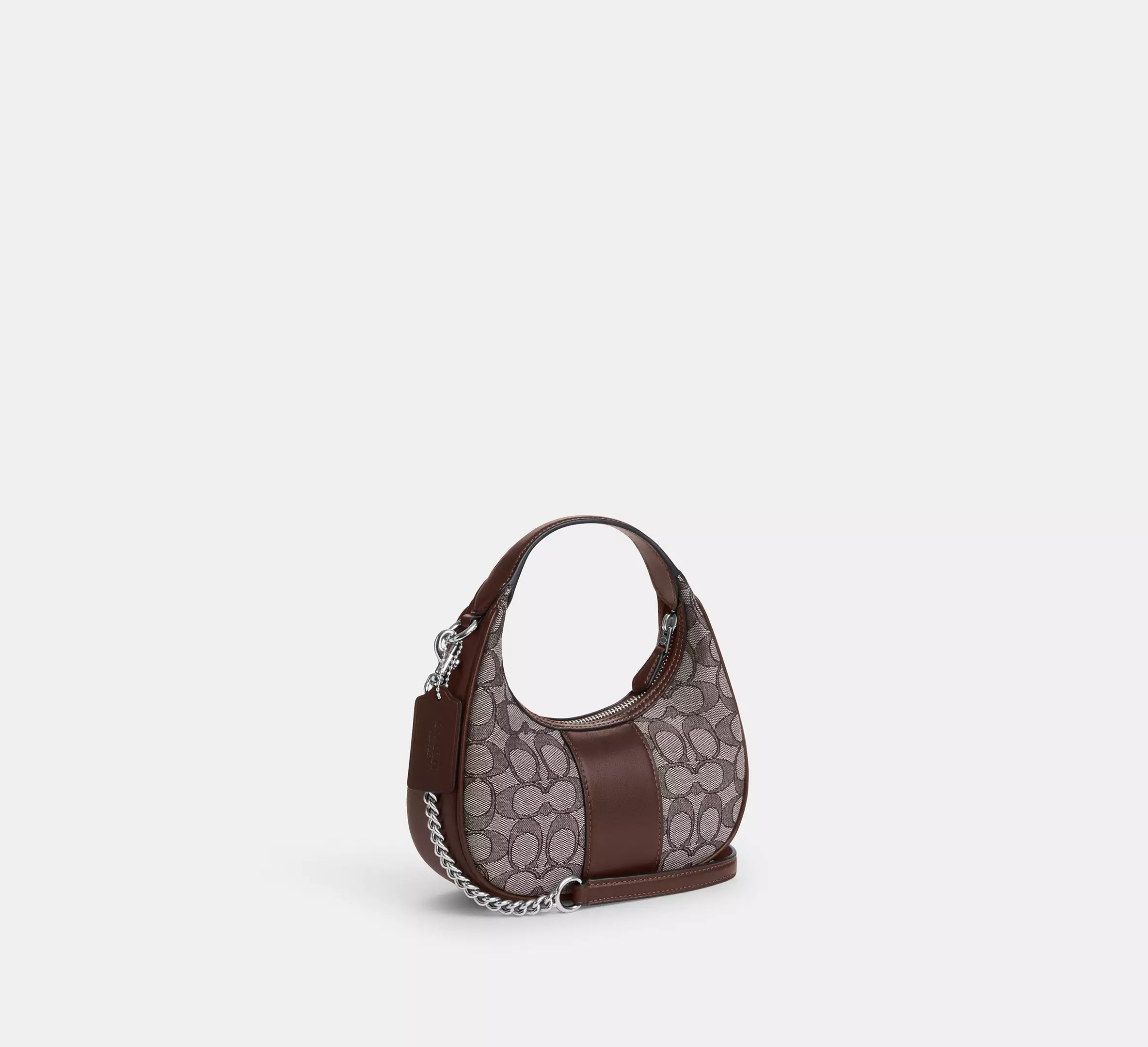 Carmen Mini Crossbody In Signature Jacquard-Maple