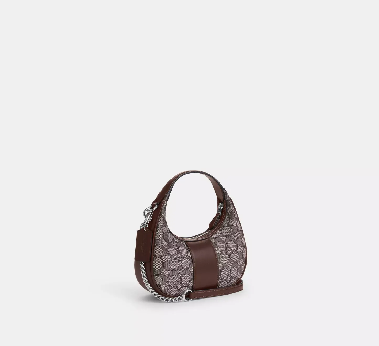 Carmen Mini Crossbody In Signature Jacquard-Maple