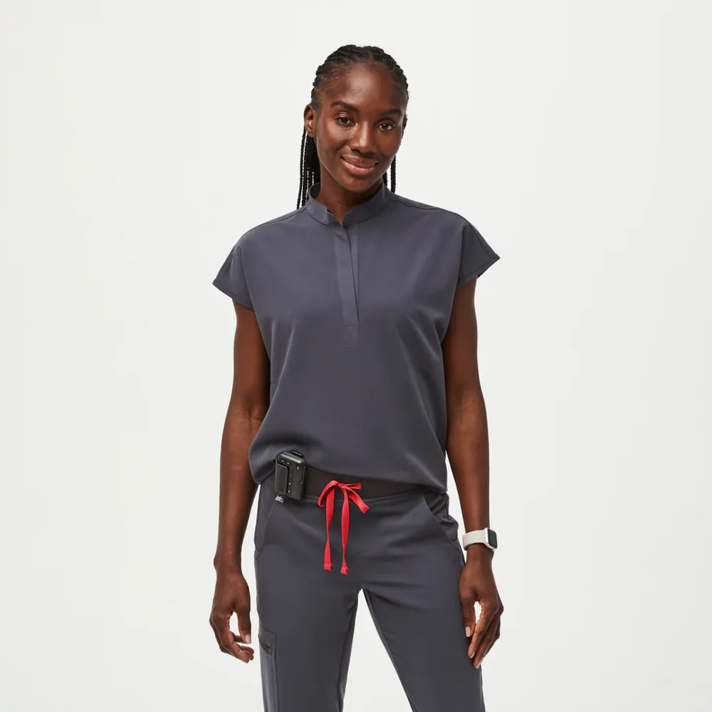 Rafaela Oversized Scrub Set--Burgundy