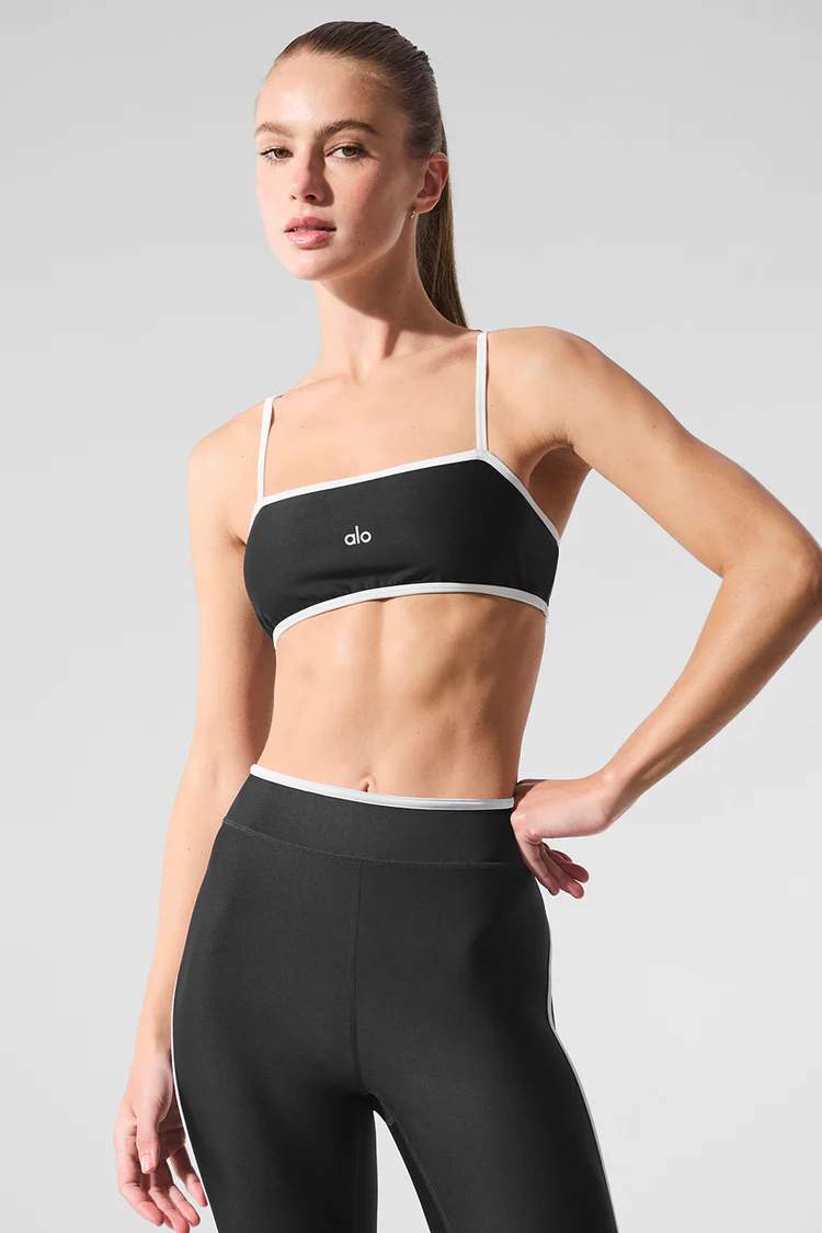 Airlift Charger Bra-Black/White