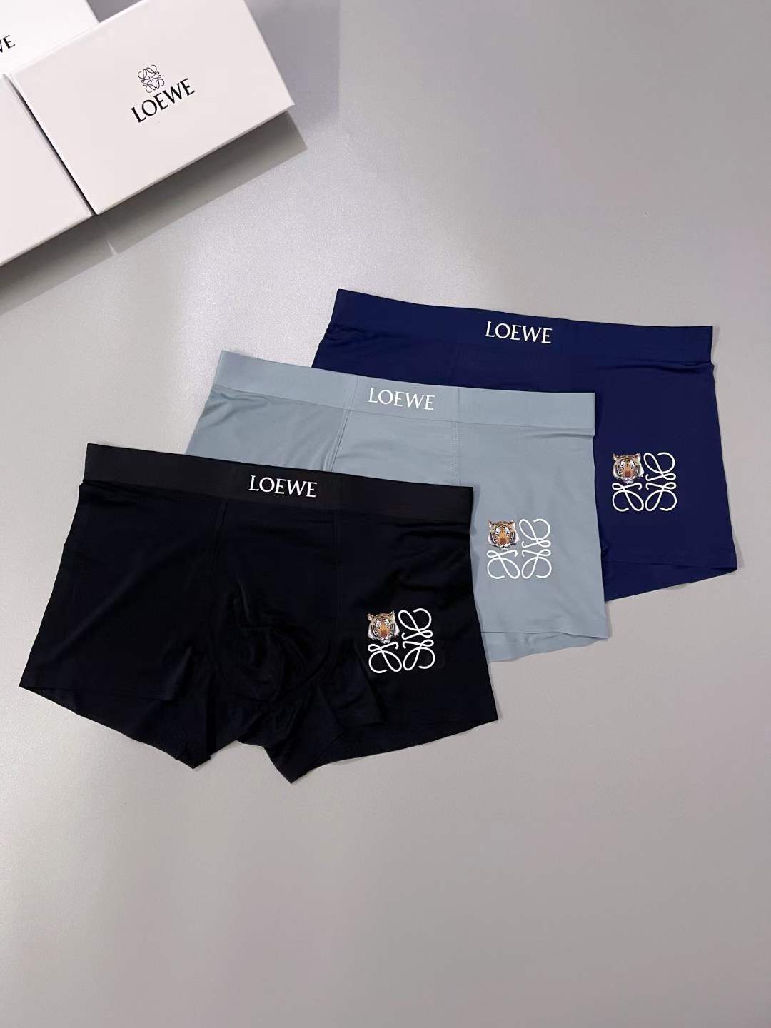Loewe Underpants_man_22_haozai_230327_i_9_1 fashion designer replica man's 1 box / 3 undershorts