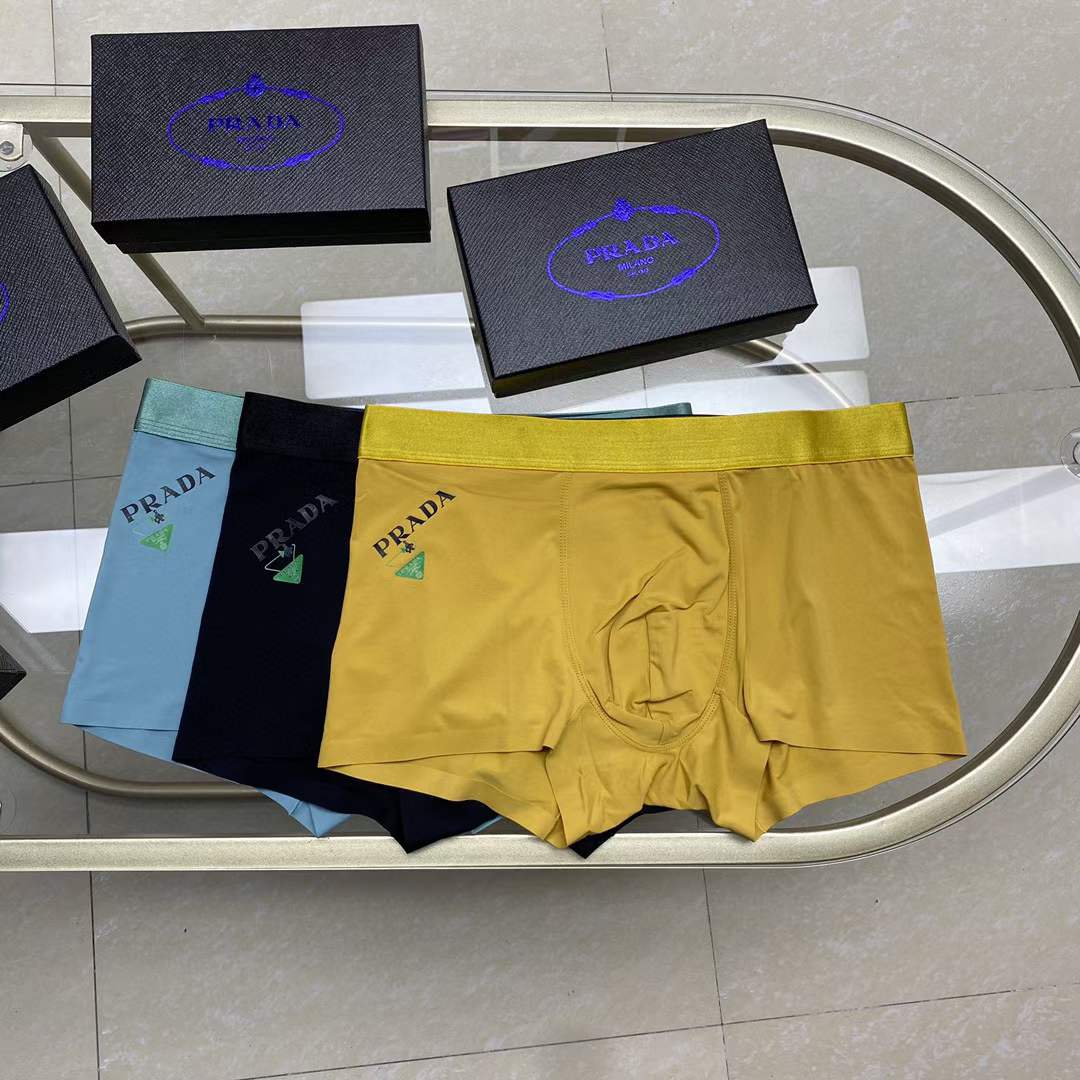 Prada Underpants_man_22_haozai_230327_j_7_1 fashion designer replica man's 1 box / 3 undershorts