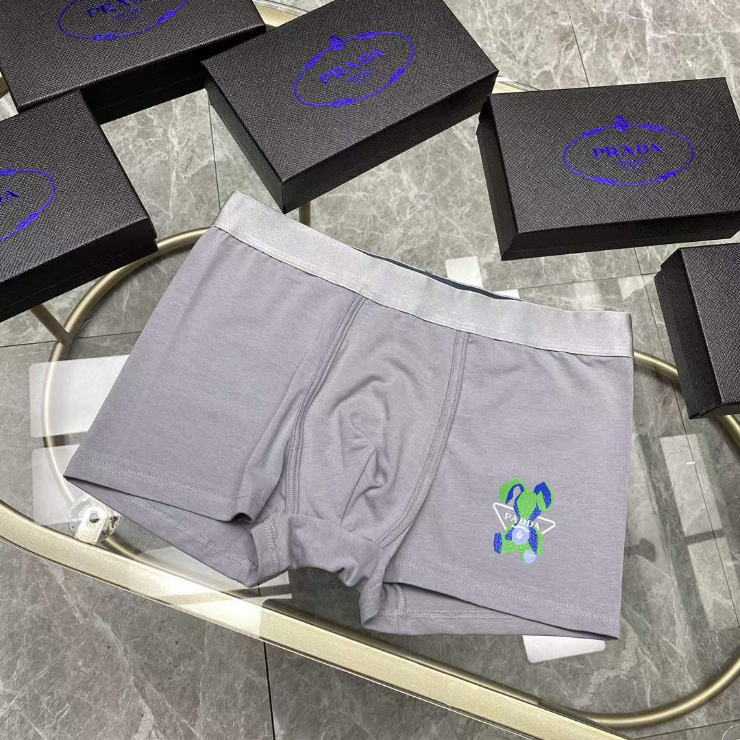 Prada Underpants_man_22_haozai_230327_j_1_1 fashion designer replica man's 1 box / 3 undershorts