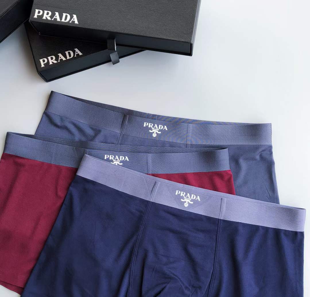 Prada Underpants_man_22_haozai_230327_n_3_1 fashion designer replica man's 1 box / 3 undershorts