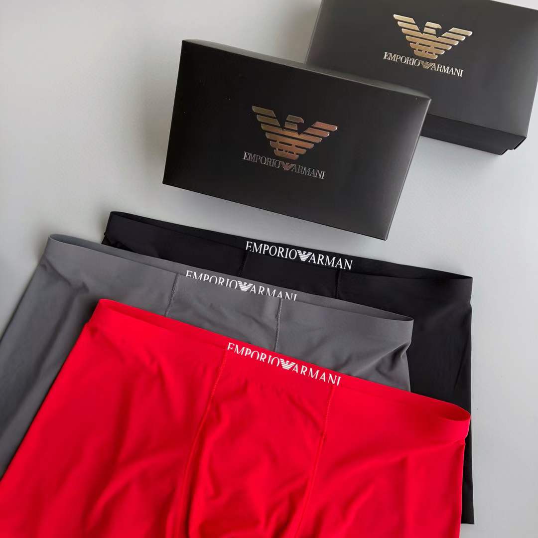 Armani Underpants_man_22_haozai_230327_f_9_1 fashion designer replica man's 1 box / 3 undershorts