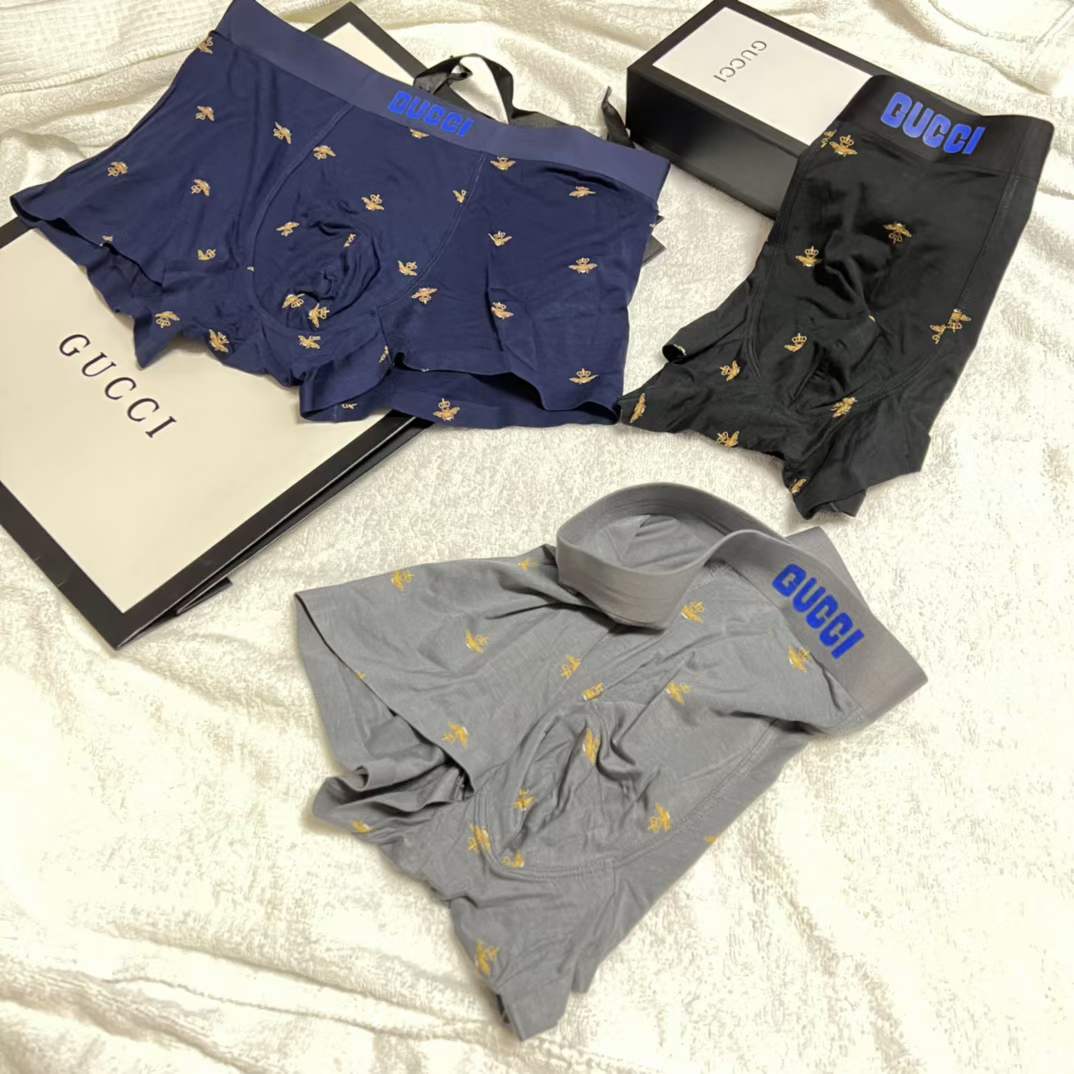 Gucci Underpants_man_22_haozai_230327_m_9_1 fashion designer replica man's 1 box / 3 undershorts