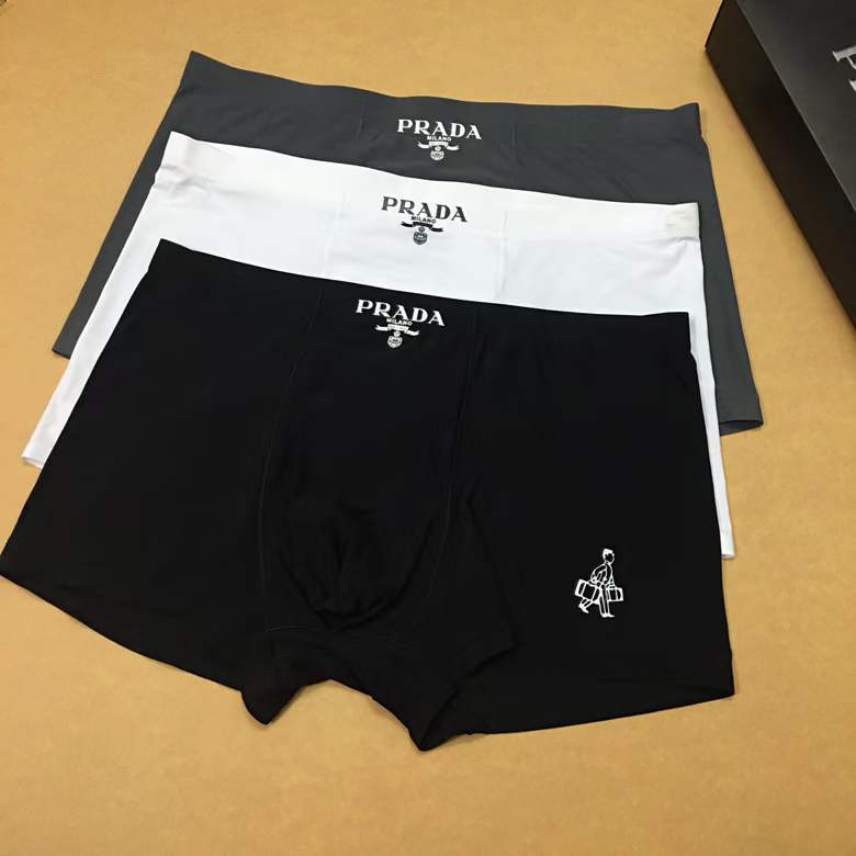 Prada Underpants_man_22_haozai_230327_n_1_1 fashion designer replica man's 1 box / 3 undershorts