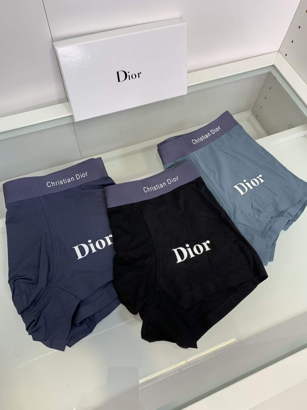 Dior Underpants_man_22_haozai_230327_b_4_1 fashion designer replica man's 1 box / 3 undershorts