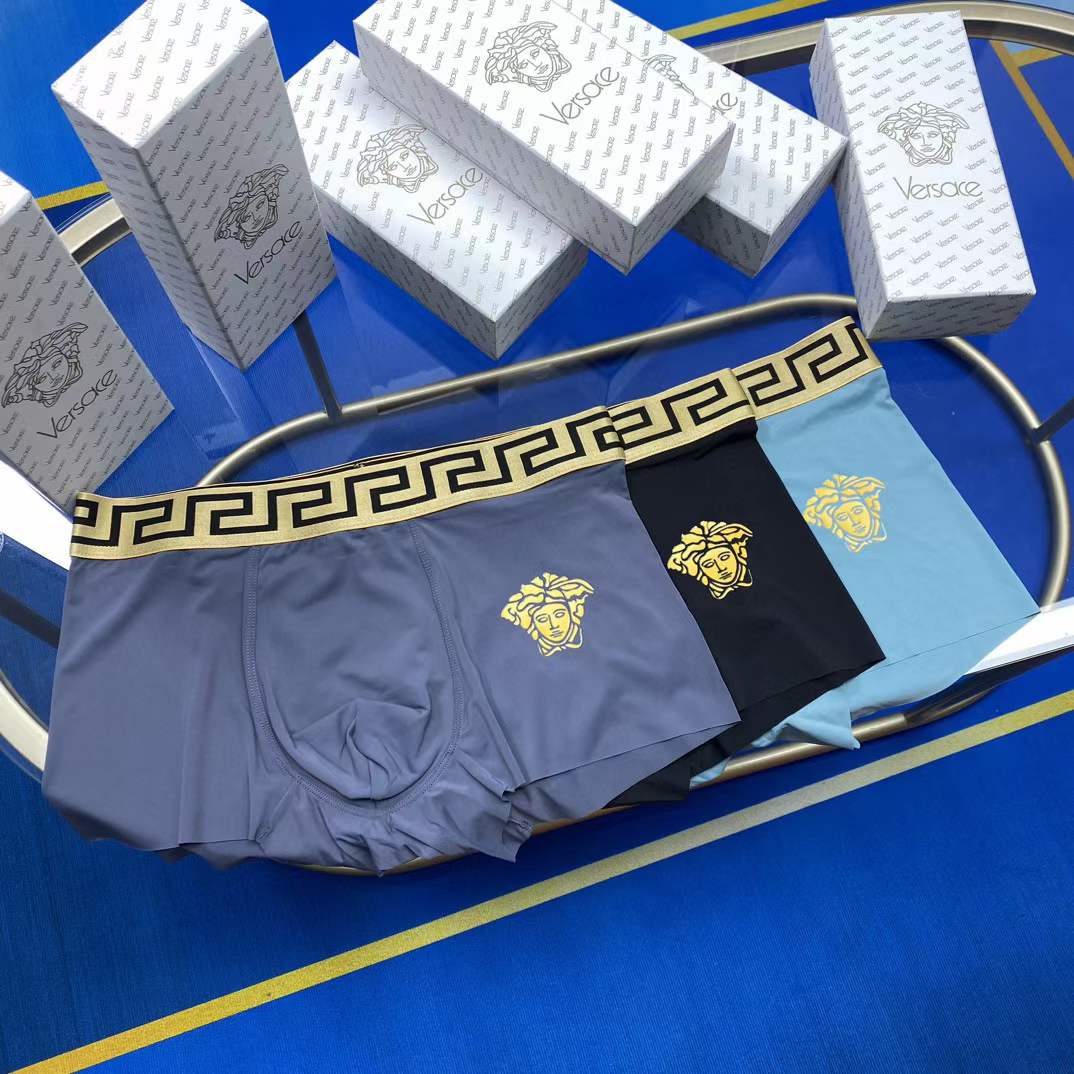 Versace Underpants_man_22_haozai_230327_c_9_1 fashion designer replica man's 1 box / 3 undershorts
