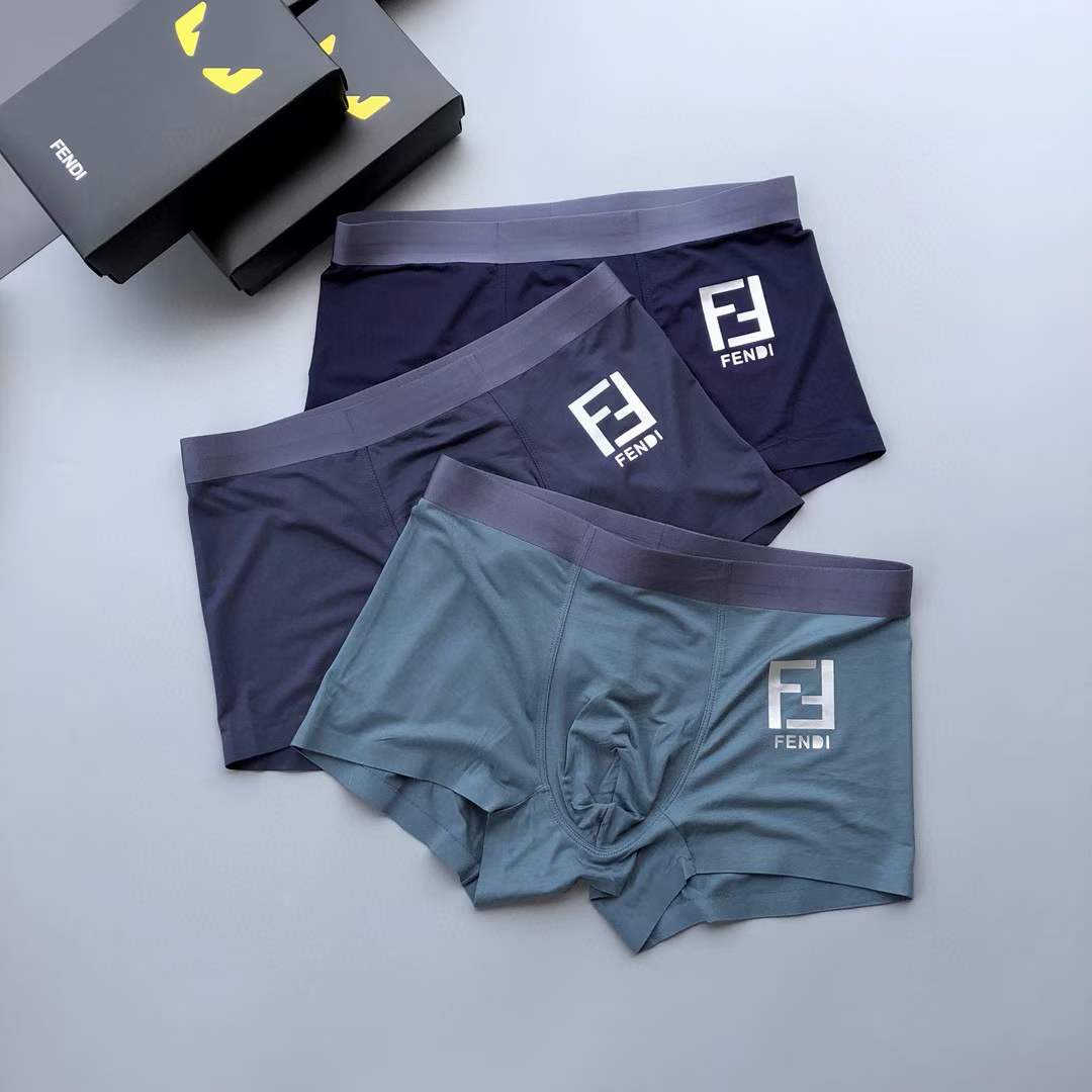 Fendi Underpants_man_22_haozai_230327_h_1_1 fashion designer replica man's 1 box / 3 undershorts
