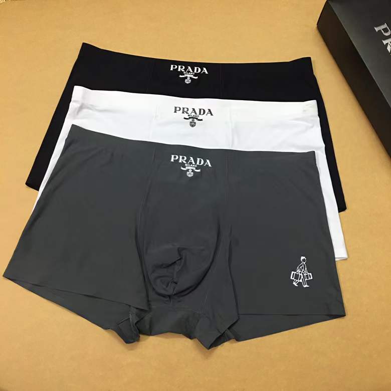Prada Underpants_man_22_haozai_230327_n_1_1 fashion designer replica man's 1 box / 3 undershorts