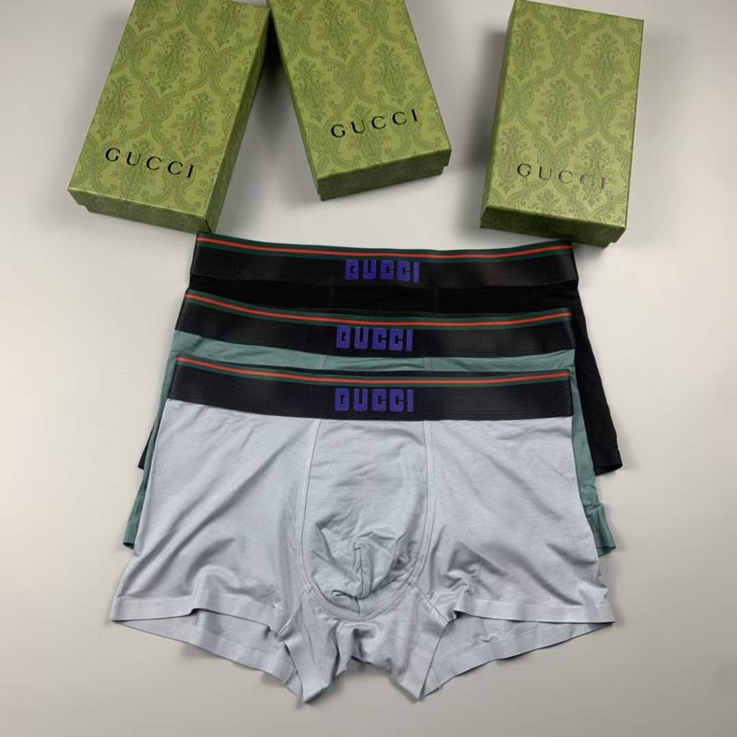 Gucci Underpants_man_22_haozai_230327_c_7_1 fashion designer replica man's 1 box / 3 undershorts