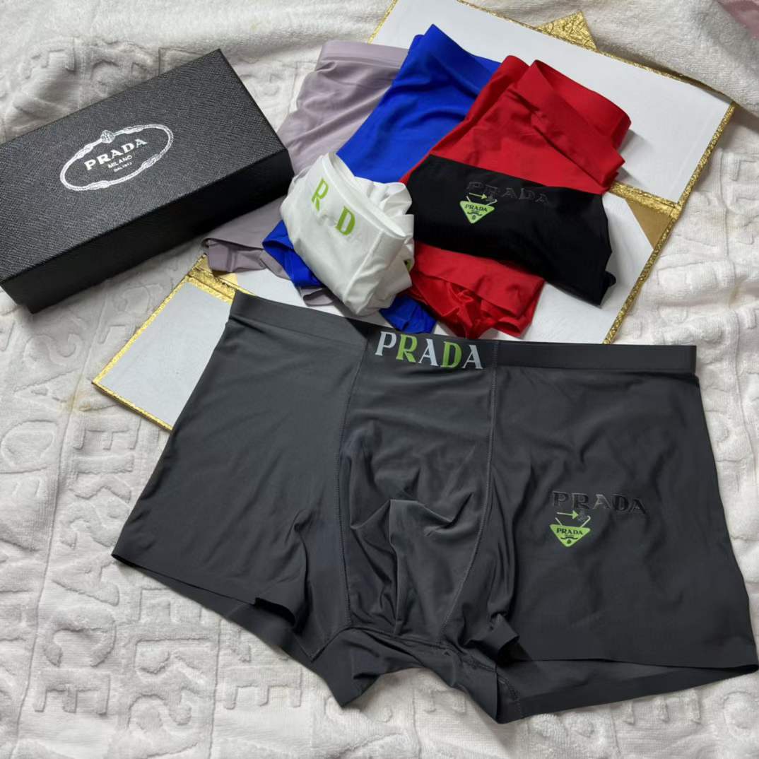 Prada Underpants_man_22_haozai_230327_j_5_1 fashion designer replica man's 1 box / 3 undershorts