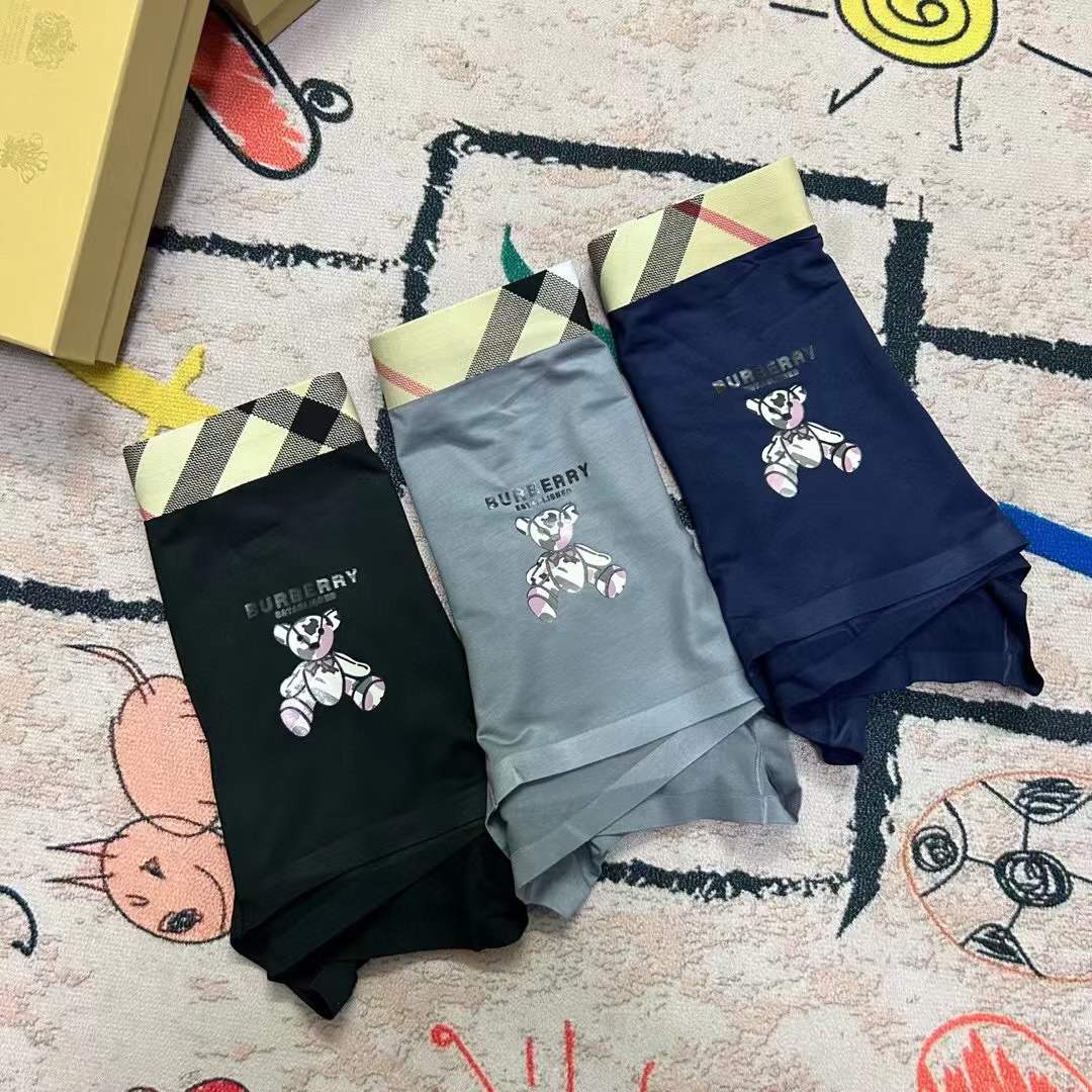 Burberry Underpants_man_22_haozai_230327_e_3_1 fashion designer replica man's 1 box / 3 undershorts