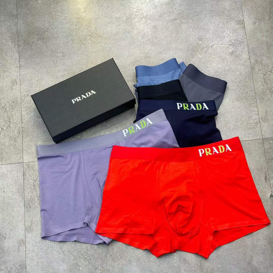 Prada Underpants_man_22_haozai_230327_k_2_1 fashion designer replica man's 1 box / 3 undershorts