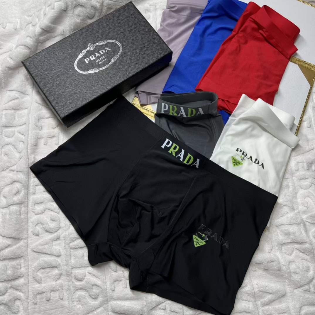 Prada Underpants_man_22_haozai_230327_j_5_1 fashion designer replica man's 1 box / 3 undershorts