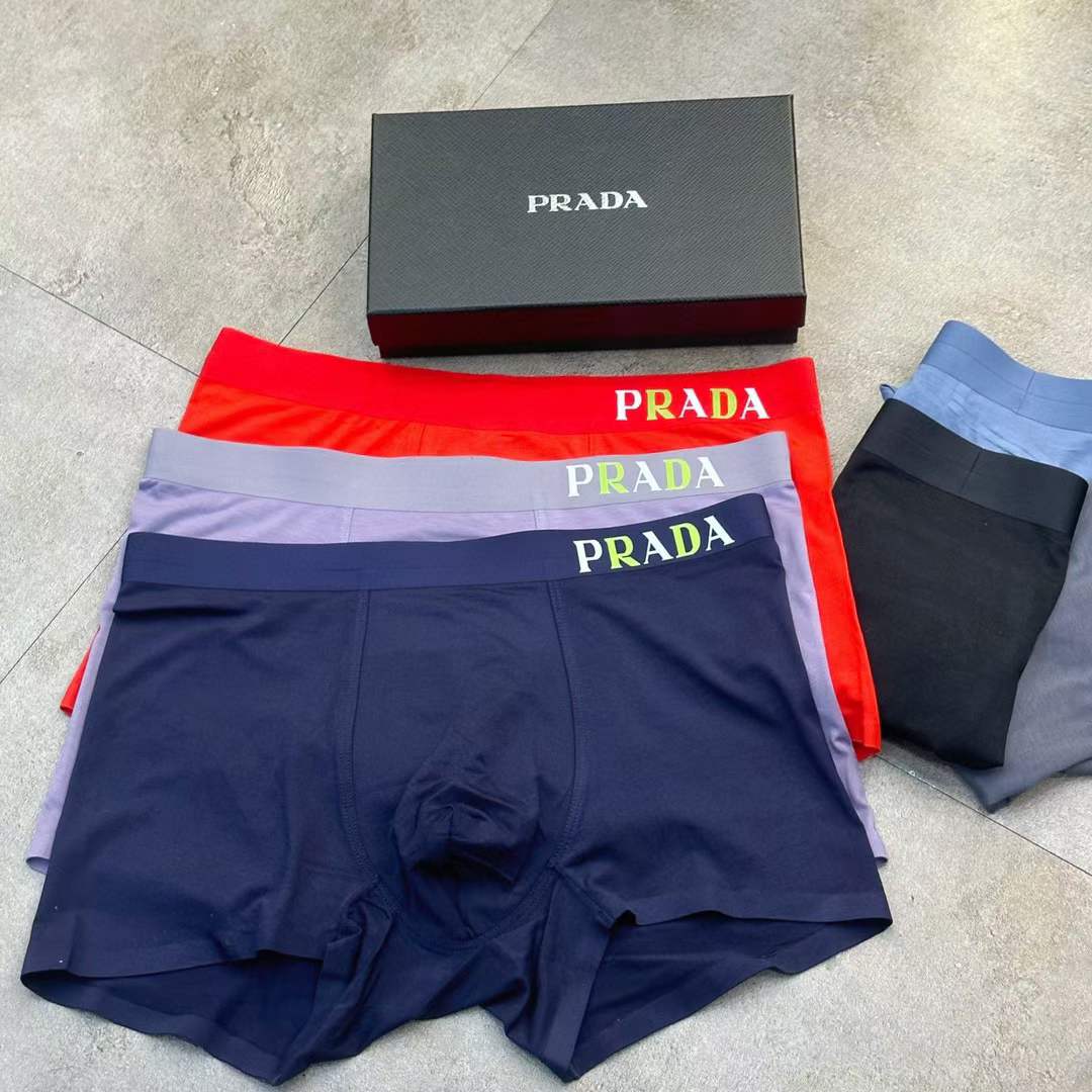 Prada Underpants_man_22_haozai_230327_k_2_1 fashion designer replica man's 1 box / 3 undershorts