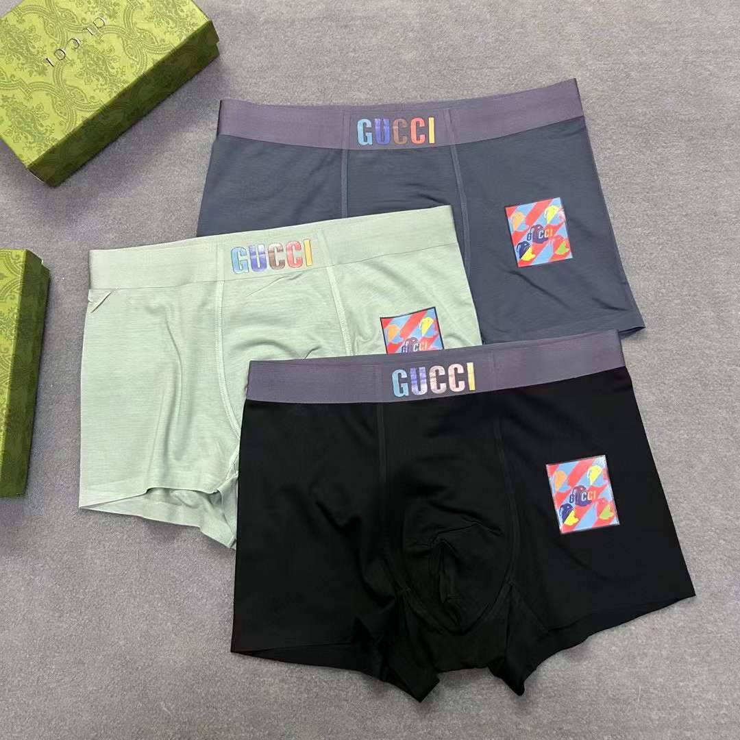 Gucci Underpants_man_22_haozai_230327_j_9_1 fashion designer replica man's 1 box / 3 undershorts