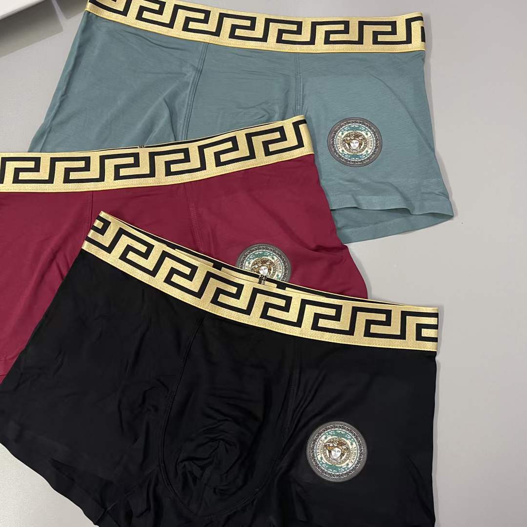 Versace Underpants_man_22_haozai_230327_b_5_1 fashion designer replica man's 1 box / 3 undershorts
