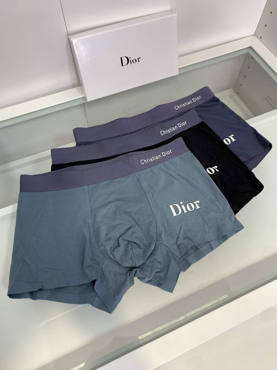 Dior Underpants_man_22_haozai_230327_b_4_1 fashion designer replica man's 1 box / 3 undershorts