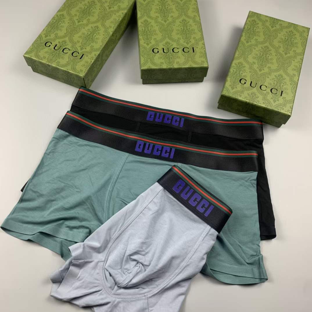 Gucci Underpants_man_22_haozai_230327_c_7_1 fashion designer replica man's 1 box / 3 undershorts