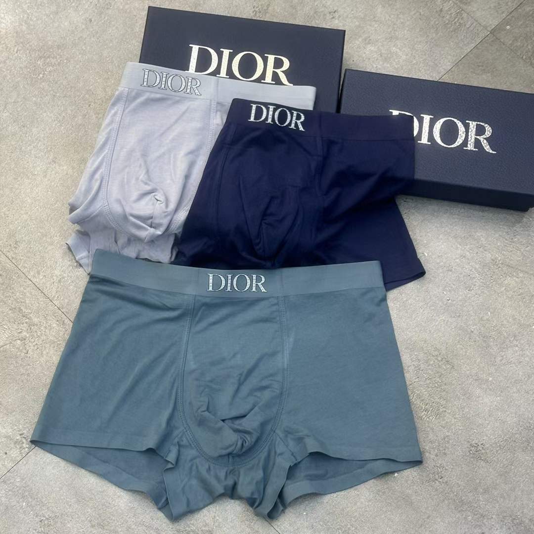 Dior Underpants_man_22_haozai_230327_c_5_1 fashion designer replica man's 1 box / 3 undershorts