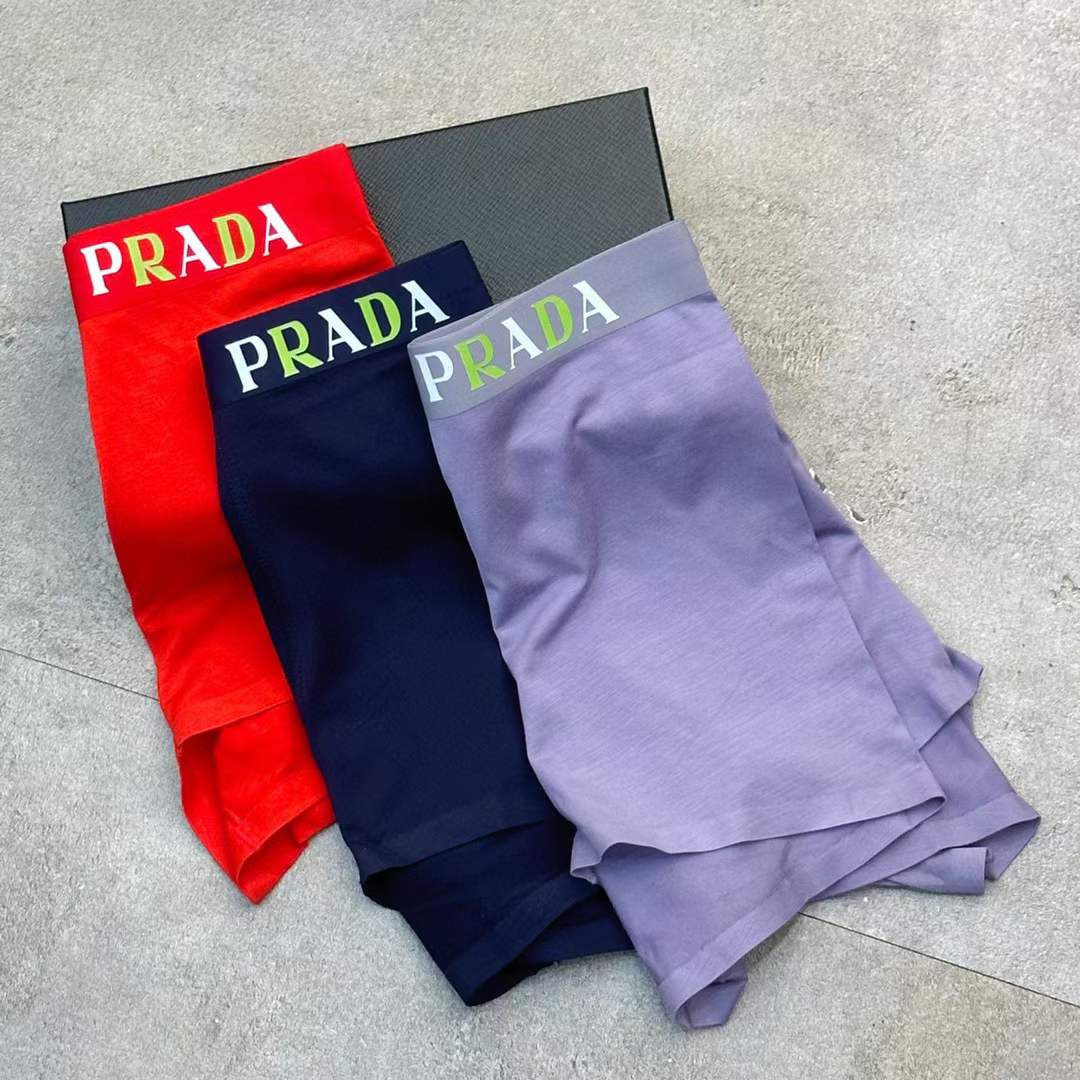 Prada Underpants_man_22_haozai_230327_k_2_1 fashion designer replica man's 1 box / 3 undershorts