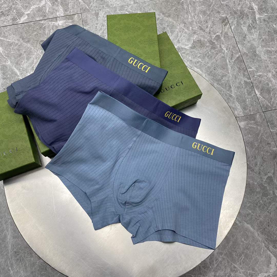 Gucci Underpants_man_22_haozai_230327_b_1_1 fashion designer replica man's 1 box / 3 undershorts