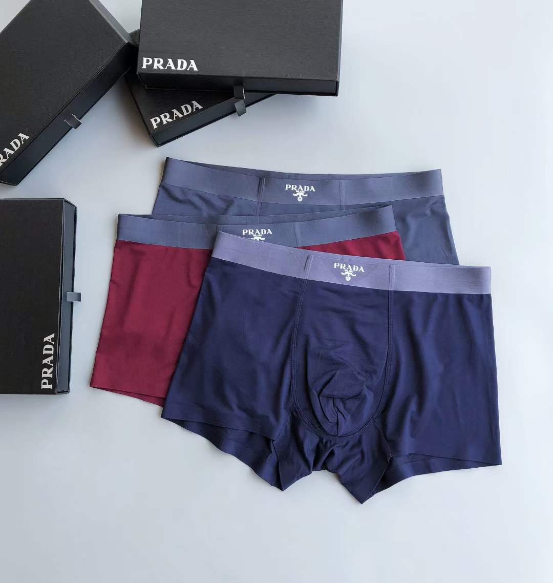 Prada Underpants_man_22_haozai_230327_n_3_1 fashion designer replica man's 1 box / 3 undershorts