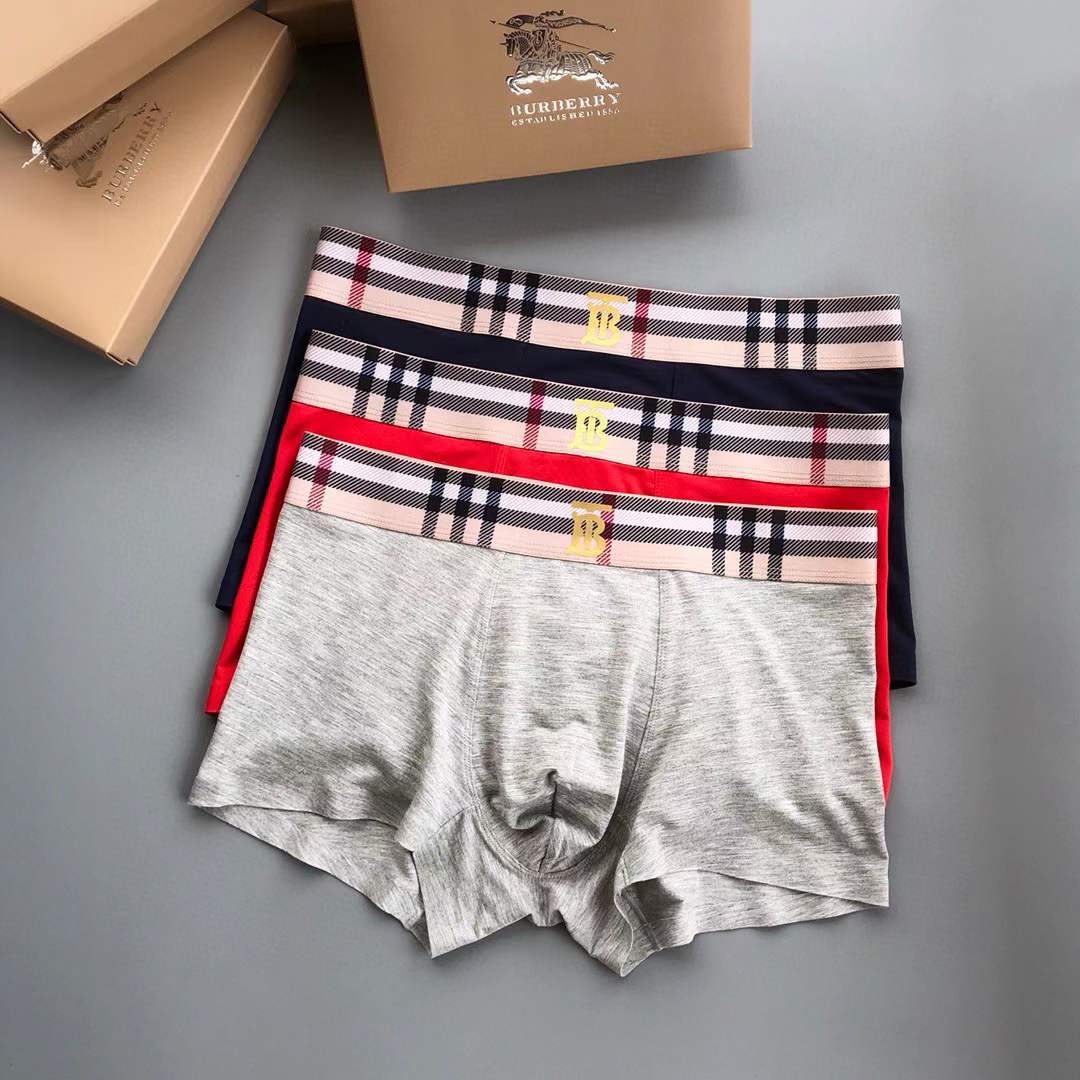 Burberry Underpants_man_22_haozai_230327_d_3_1 fashion designer replica man's 1 box / 3 undershorts