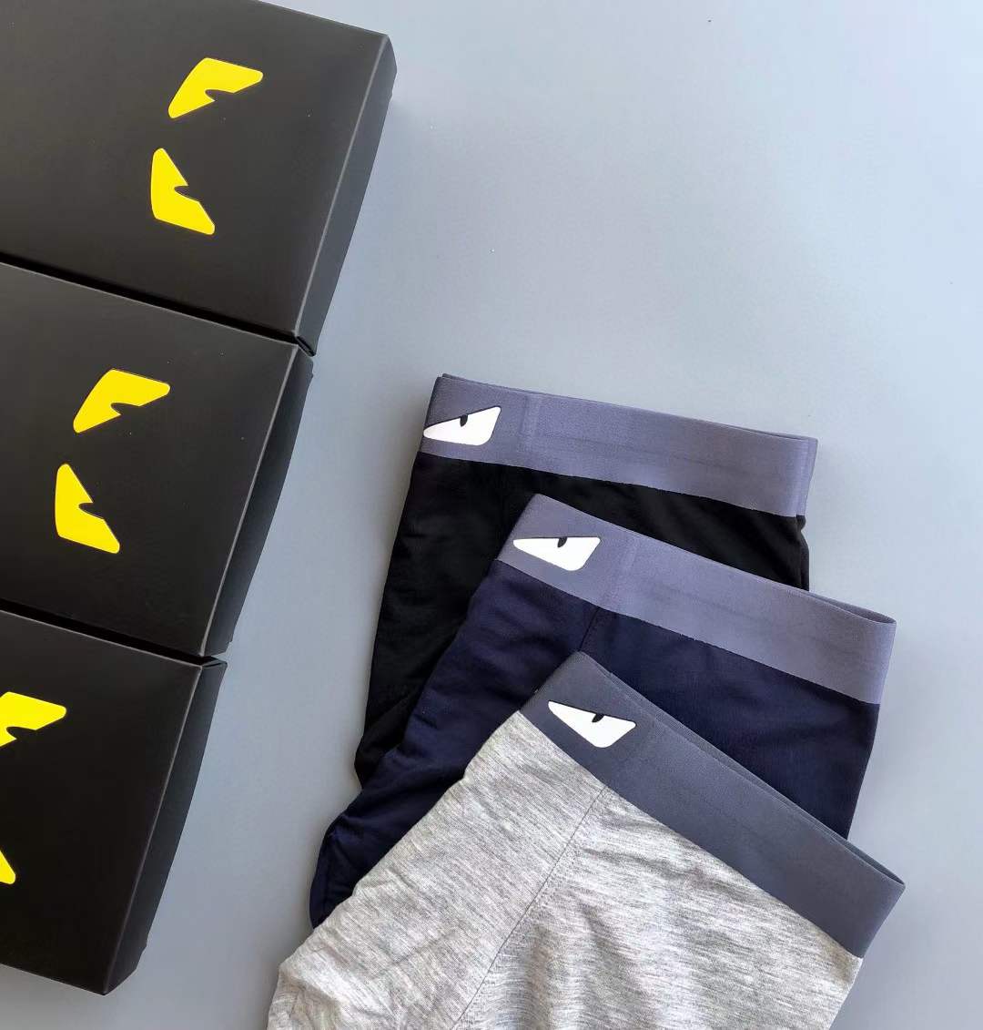 Fendi Underpants_man_22_haozai_230327_g_7_1 fashion designer replica man's 1 box / 3 undershorts