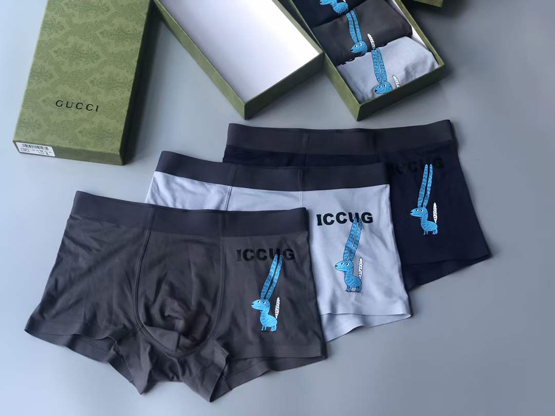 Gucci Underpants_man_22_haozai_230327_o_1_1 fashion designer replica man's 1 box / 3 undershorts