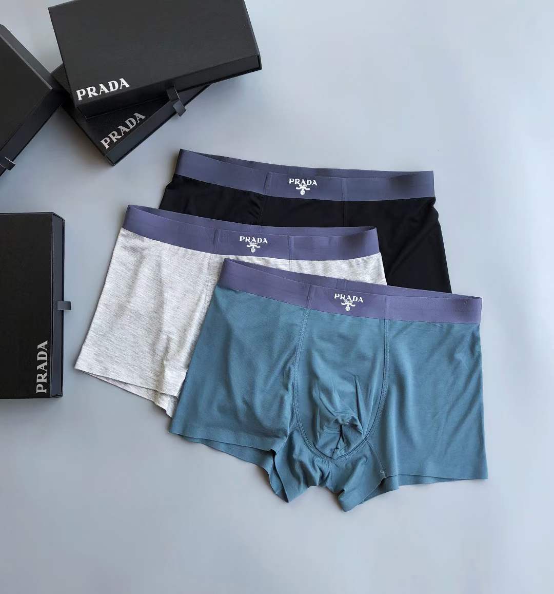 Prada Underpants_man_22_haozai_230327_n_2_1 fashion designer replica man's 1 box / 3 undershorts